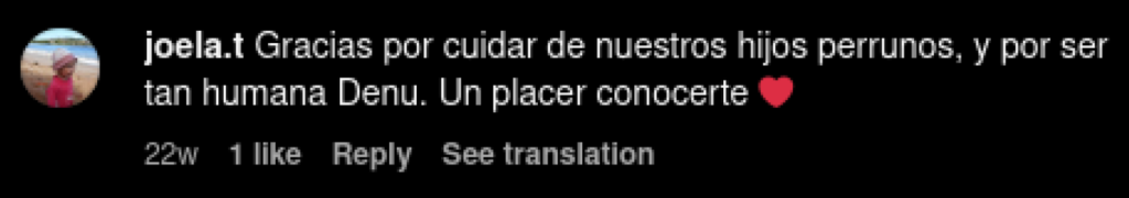 Testimonio de Joela, traslado de Inu Travels